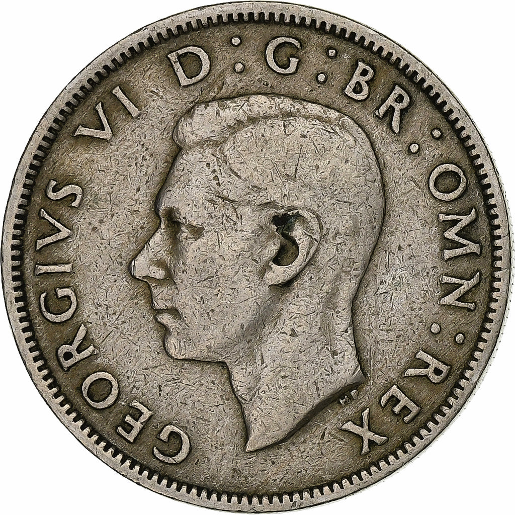 Great Britain, George VI, 2 Shillings, 1948, London, Copper-nickel, VF(30-35)