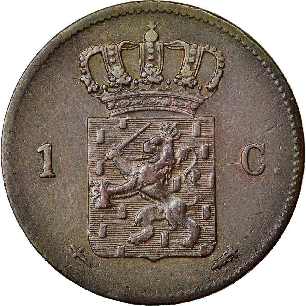 Münze, Niederlande, William III, Cent, 1860, SS, Kupfer, KM:100