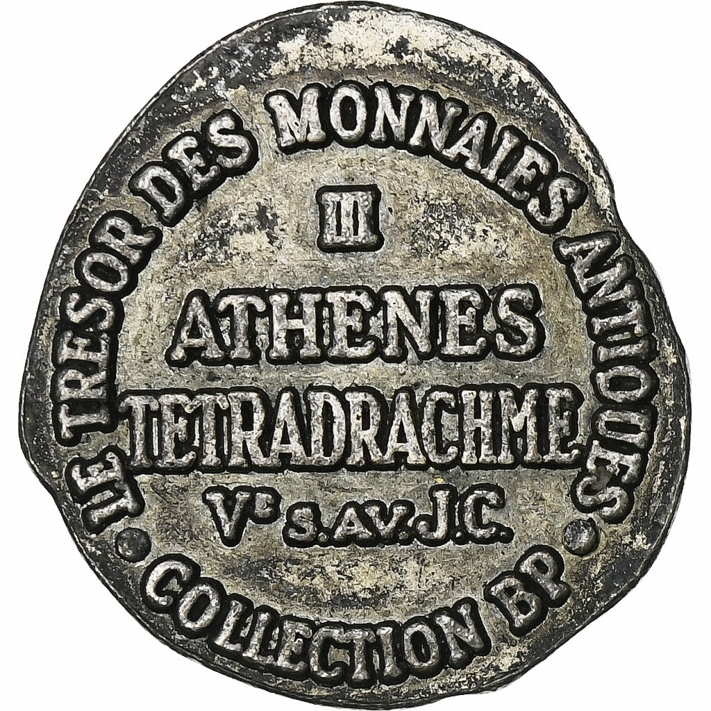 France, Token, Collection BP, Attique, Athènes, Tétradrachme, Copper