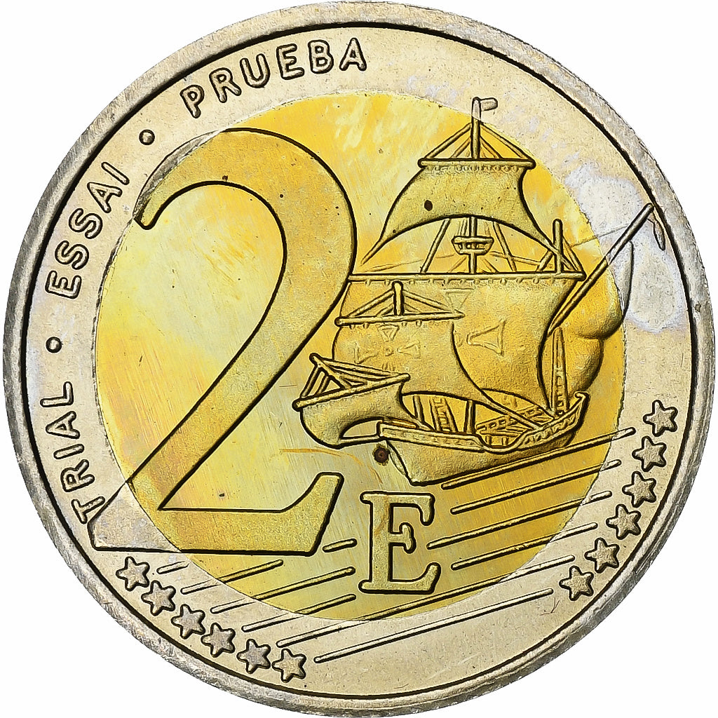 United Kingdom, 2 Euro, Fantasy euro patterns, 2002, Bi-Metallic, MS(63)