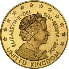 Royaume-Uni, Elizabeth II, 5 Euro, 2002, Cupronickel aluminium, SPL, KM:Pn9