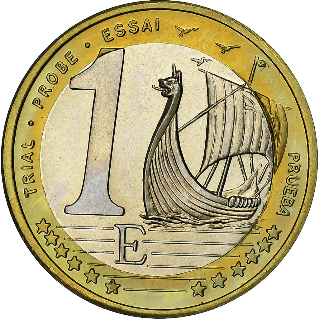 Dinamarca, Euro, Fantasy euro patterns, 2002, Bimetálico, MS(65-70)
