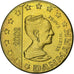 Danemark, 20 Euro Cent, Fantasy euro patterns, 2002, Laiton, FDC