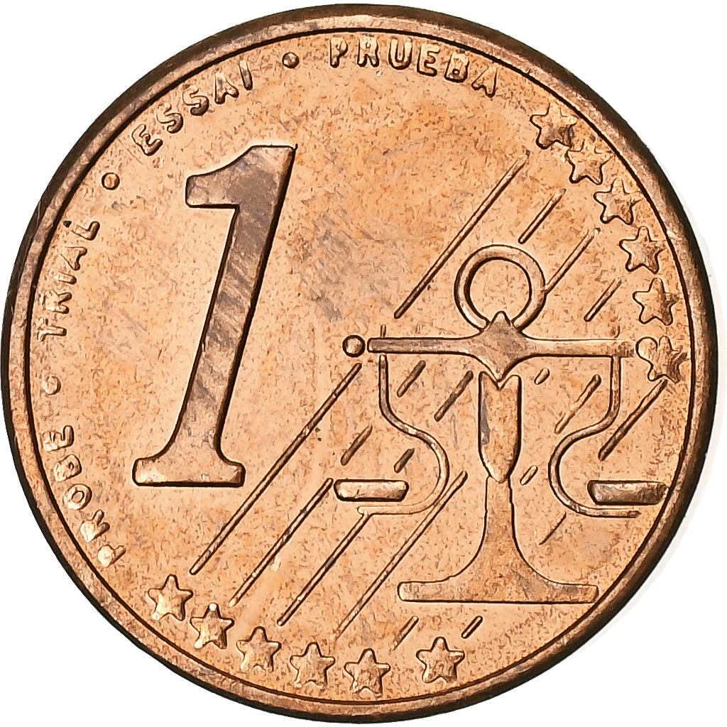 Andorra, Fantasy euro patterns, Euro Cent, 2003, FDC, Acciaio placcato rame