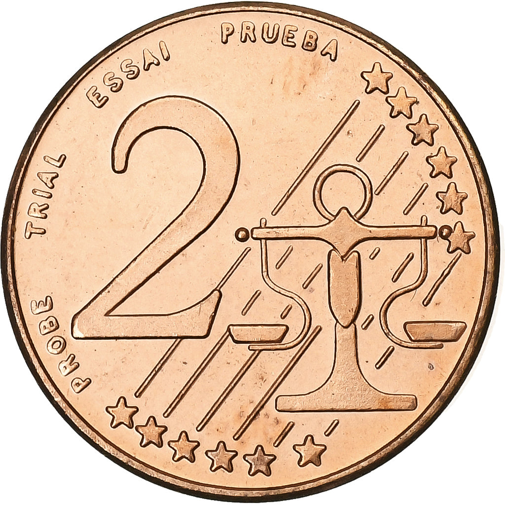 Andorre, 2 Euro Cent, 2003, unofficial private coin, FDC, Cuivre