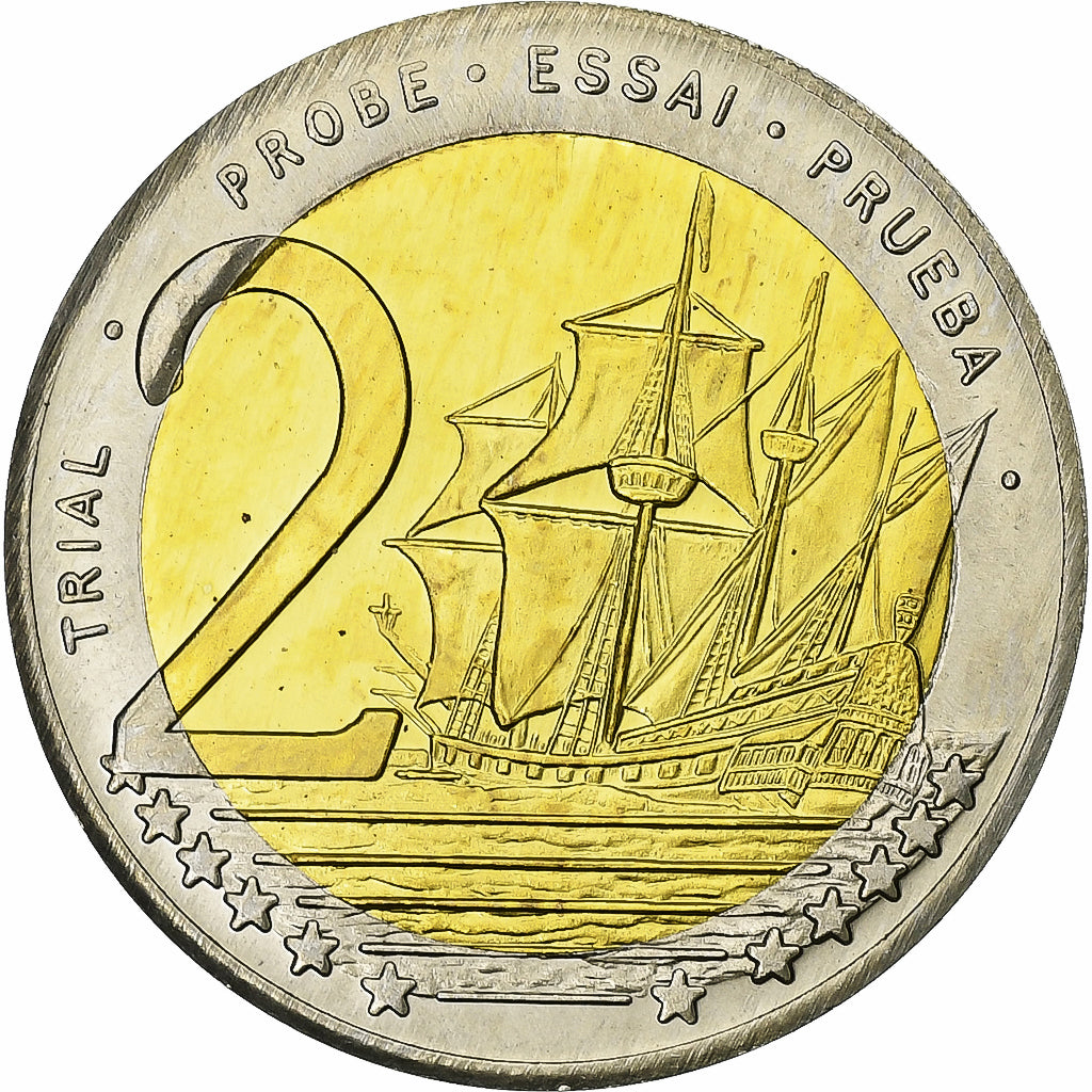 Andorra, Fantasy euro patterns, 2 Euro, 2003, MS(65-70), Bi-Metallic