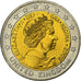 Reino Unido, 2 Euro, Fantasy euro patterns, 2002, Bimetálico, EBC+