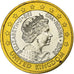 Reino Unido, Euro, Fantasy Euro, 2002, Bimetálico, MS(63)
