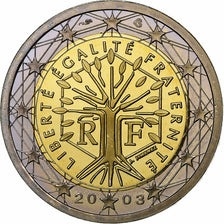 France, 2 Euro, PROOF 2003, MS(65-70), Bi-Metallic, KM:1289