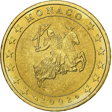 Monaco, Rainier III, 50 Euro Cent, 2002, Paris, MS(63), Brass, Gadoury:MC177