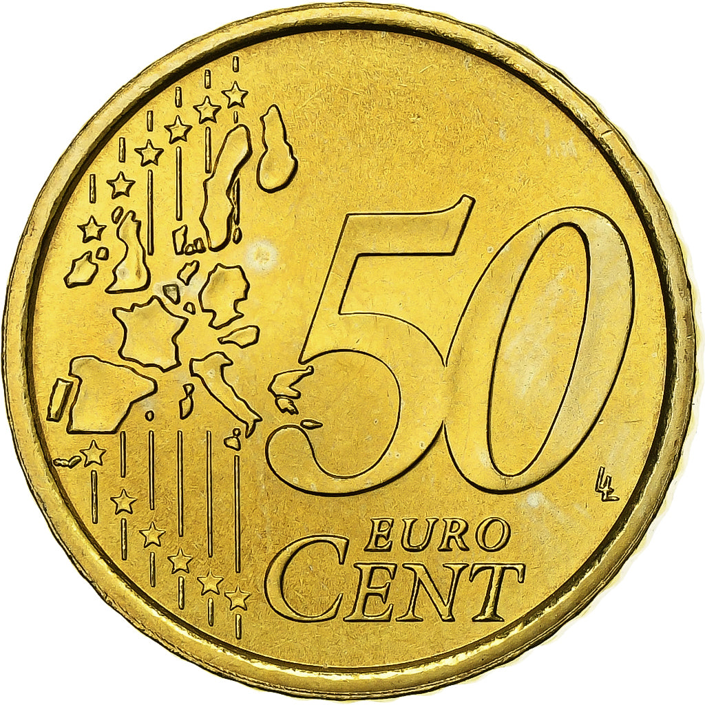 San Marino, 50 Euro Cent, 2002, FDC, Tin, KM:445
