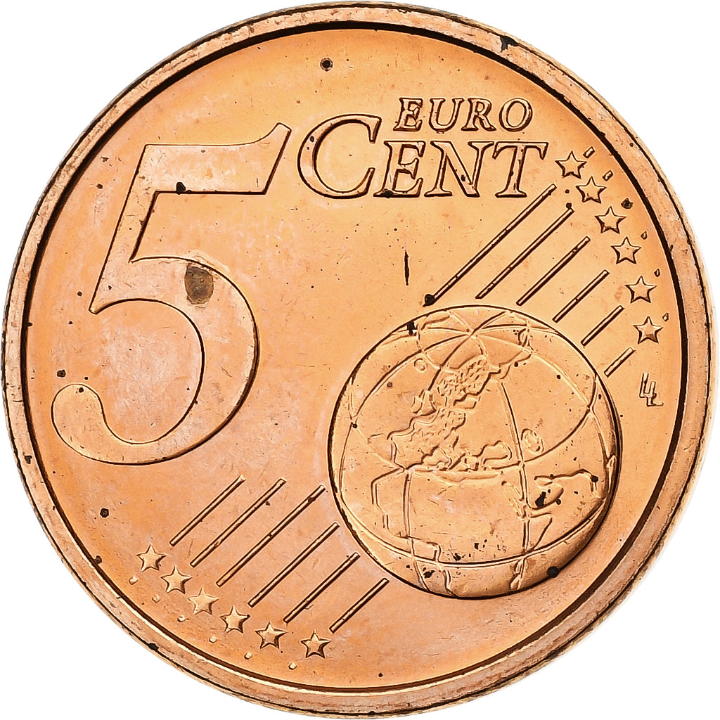 San Marino, 5 Euro Cent, 2002, FDC, Copper Plated Steel, KM:442