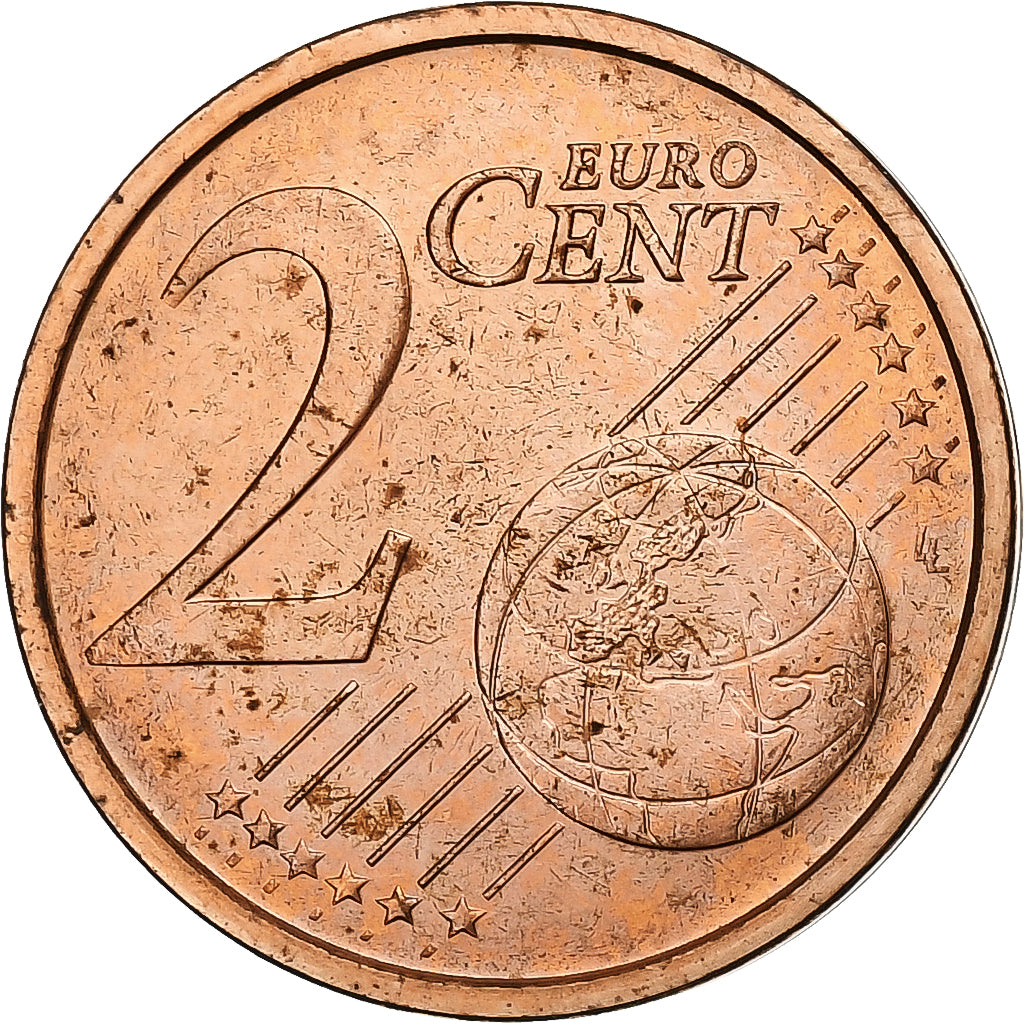 San Marino, 2 Euro Cent, 2002, Rome, Copper Plated Steel, UNC-, KM:441