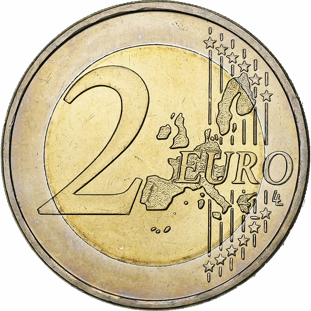 Greece, 2 Euro, 2002, Athens, MS(63), Bi-Metallic, KM:188