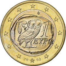 Griechenland, Euro, 2002, Athens, UNZ, Bi-Metallic, KM:187