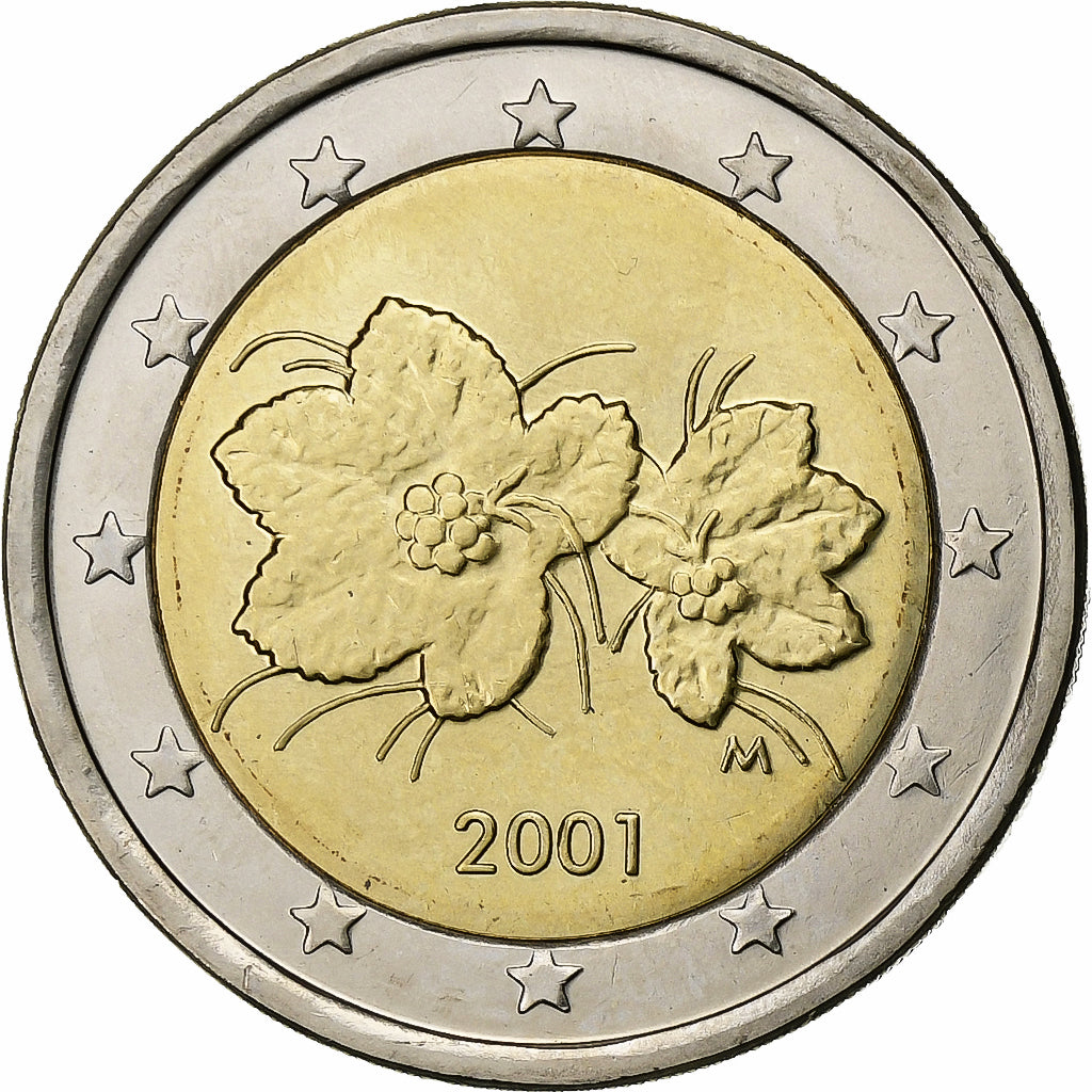Finlande, 2 Euro, 2001, SUP, Bi-Metallic, KM:105