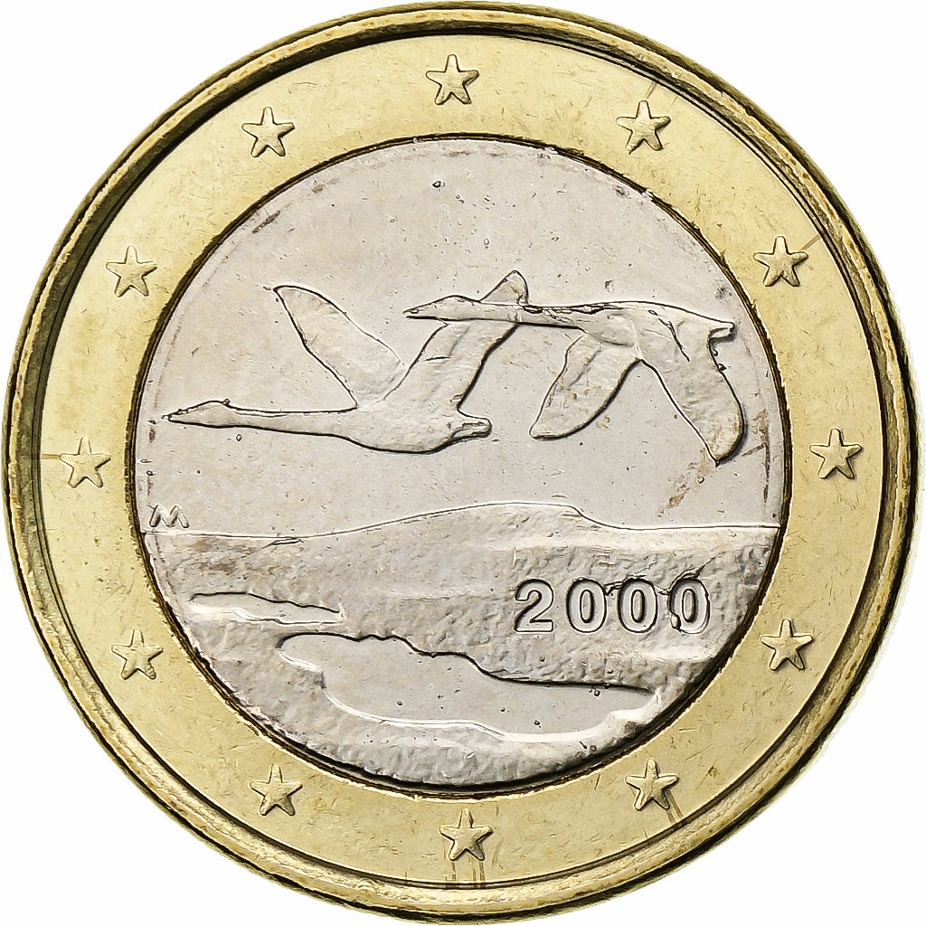 Finlandia, Euro, 2000, Vantaa, SC, Bimetálico, KM:104