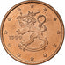 Finlandia, 5 Euro Cent, 1999, Vantaa, SPL, Acciaio placcato rame, KM:100