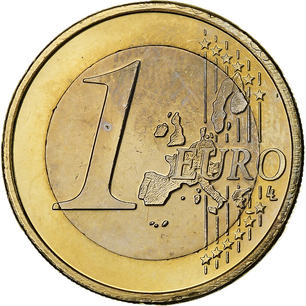Luxemburgo, Euro, 2002, MS(63), Bimetálico, KM:81