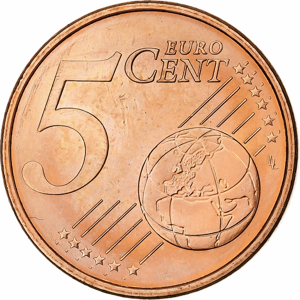 Malta, 5 Euro Cent, 2008, FDC, Acciaio placcato rame, KM:127