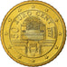 Austria, 50 Euro Cent, 2002, Vienna, Brass, MS(65-70), KM:3087