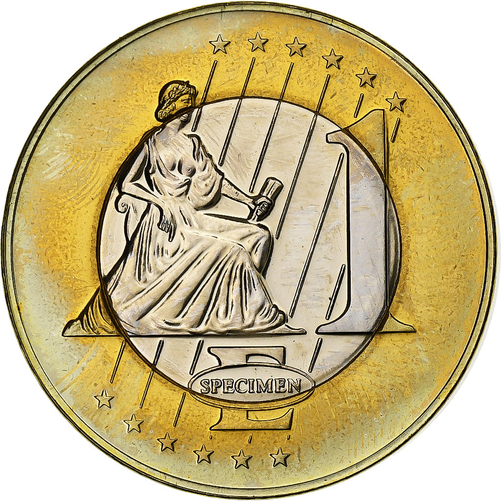 Grecia, Euro, PRUEBA-TRIAL ESSAI., 1998, Bi-metallico, FDC