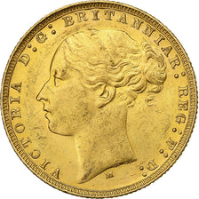Australia, Victoria, Sovereign, 1878, Melbourne, Gold, AU(50-53), KM:7