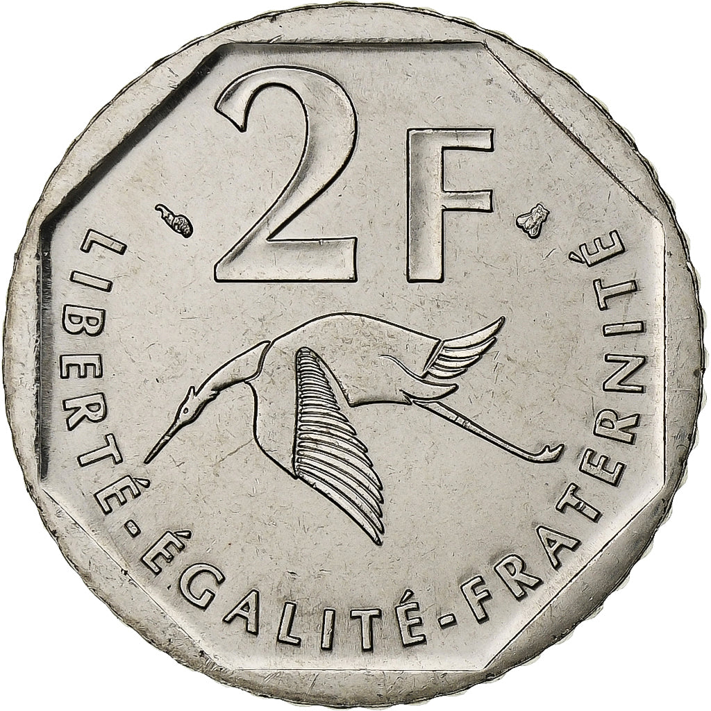 Münze, Frankreich, Guynemer, 2 Francs, 1997, Paris, FDC, STGL, Nickel, KM:1187