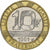 Francia, 10 Francs, Génie, 1991, Bimetálico, MBC+, Gadoury:827, KM:964.1