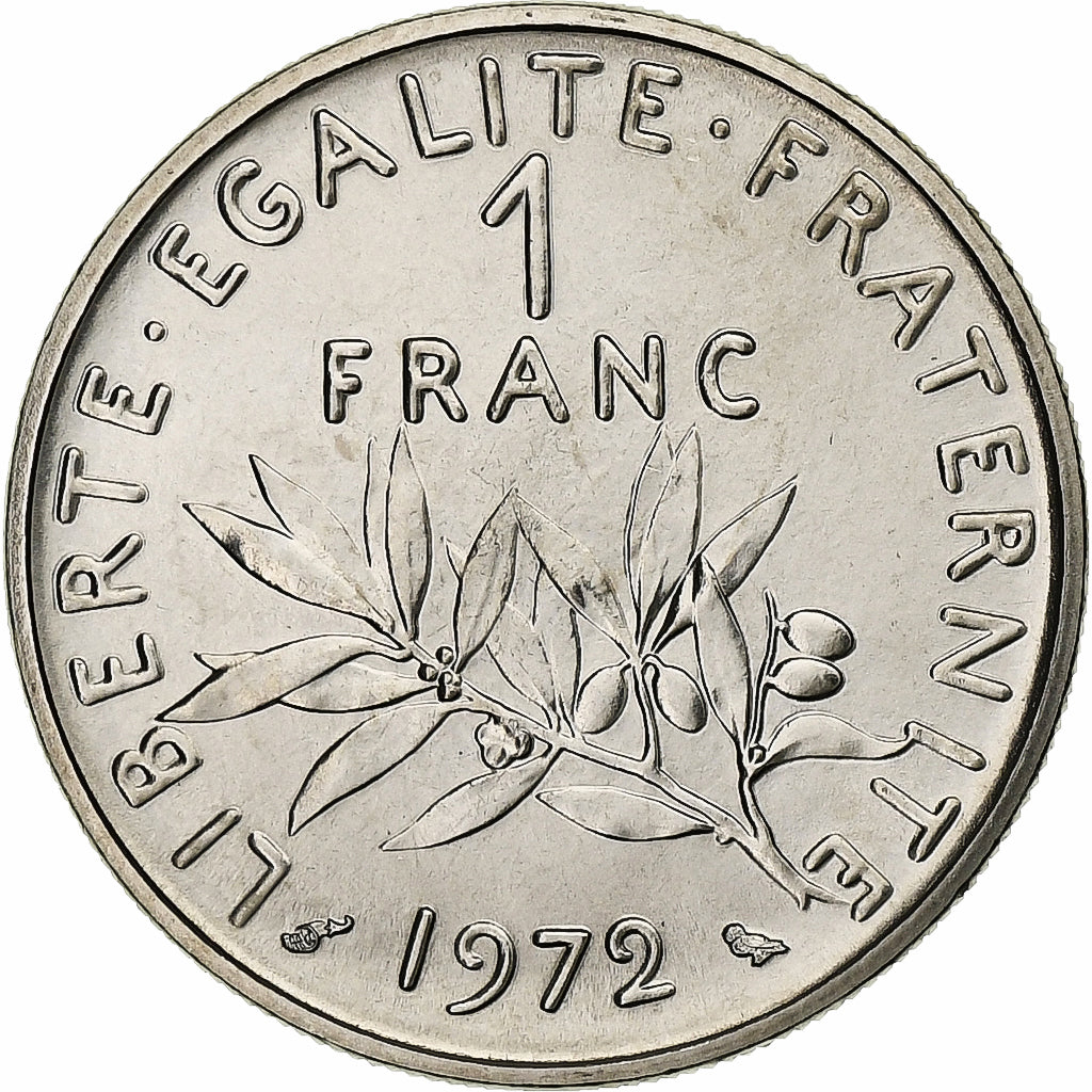 Frankreich, Franc, Semeuse, 1972, Paris, FDC, Nickel, STGL, Gadoury:474
