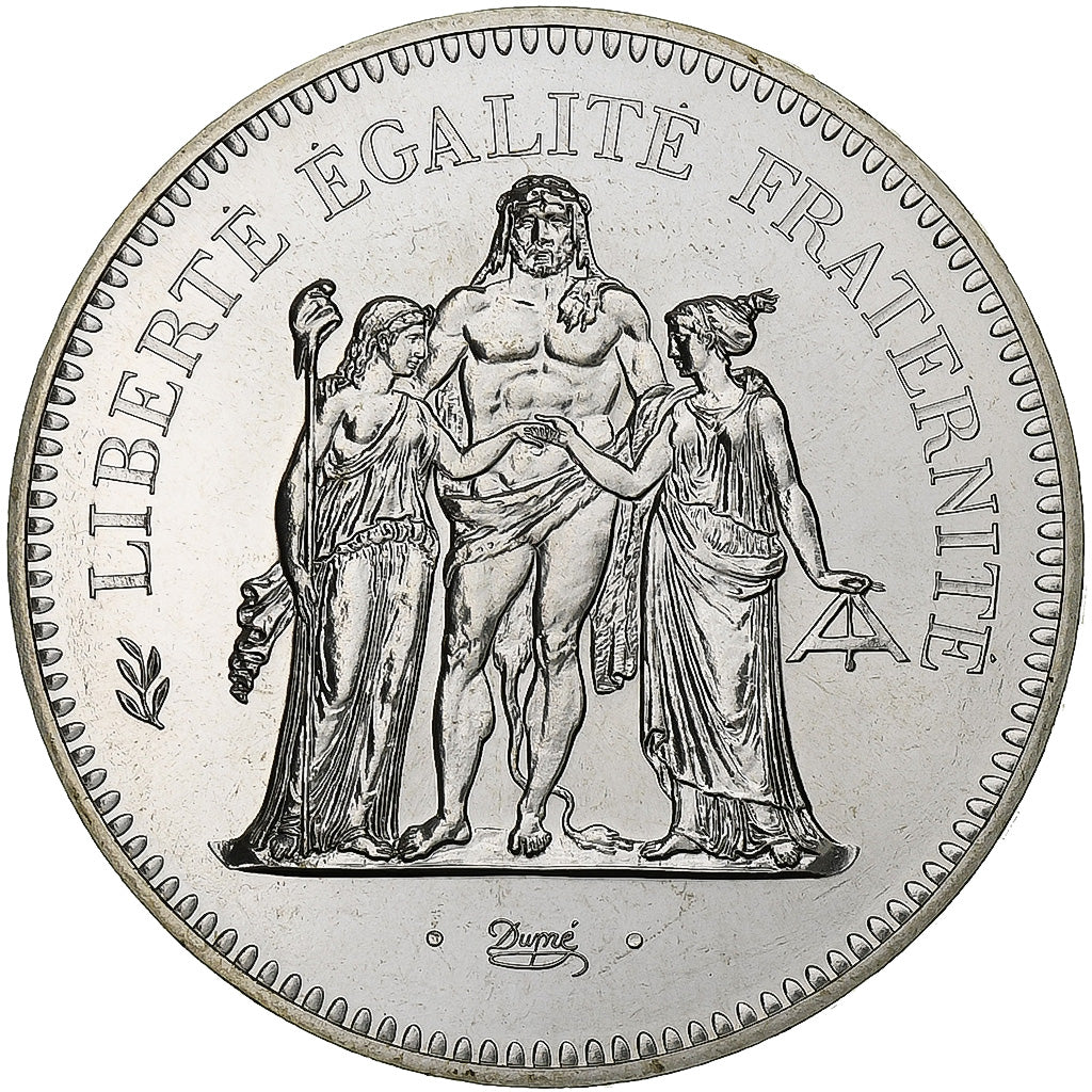Coin, France, Hercule, 50 Francs, 1978, Paris, série FDC, MS(65-70), Silver