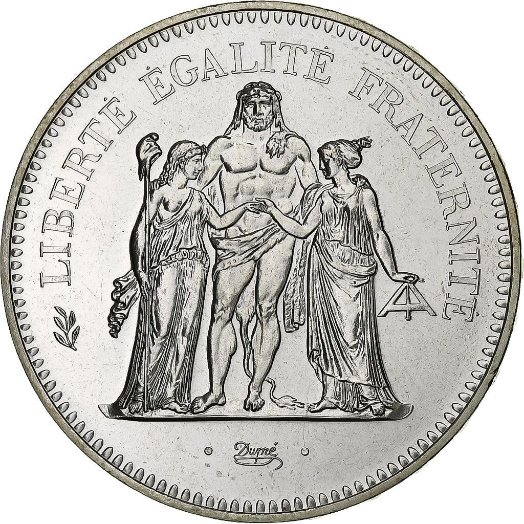 Coin, France, Hercule, 50 Francs, 1979, Paris, série FDC, MS(65-70), Silver