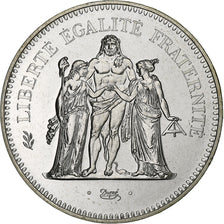Coin, France, Hercule, 50 Francs, 1979, Paris, série FDC, MS(65-70), Silver