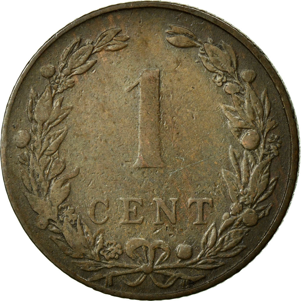 Coin, Netherlands, Wilhelmina I, Cent, 1902, EF(40-45), Bronze, KM:132.1