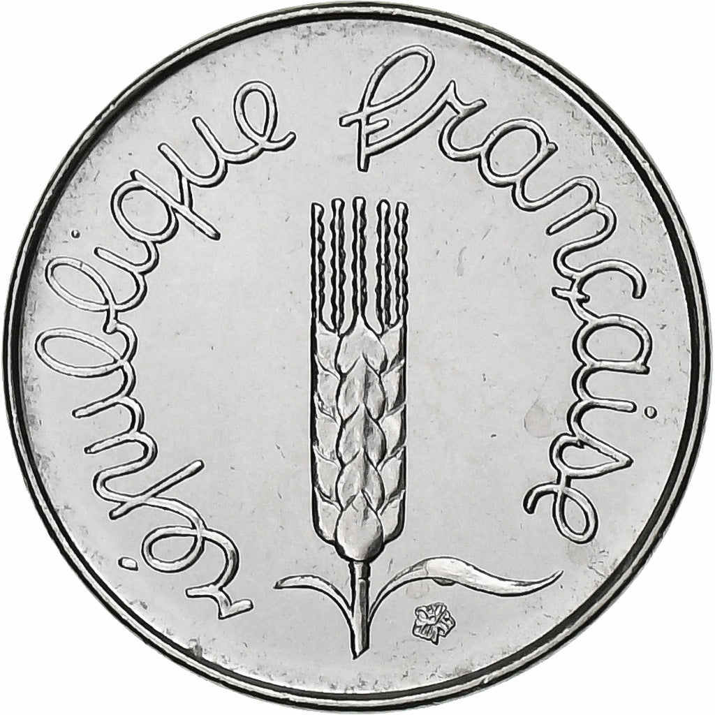 Coin, France, Épi, Centime, 1977, Paris, série FDC, MS(65-70), Stainless