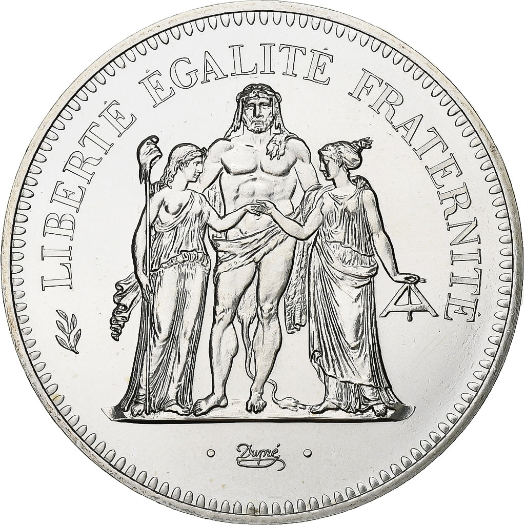 Coin, France, Hercule, 50 Francs, 1974, Paris, série FDC, MS(65-70), Silver