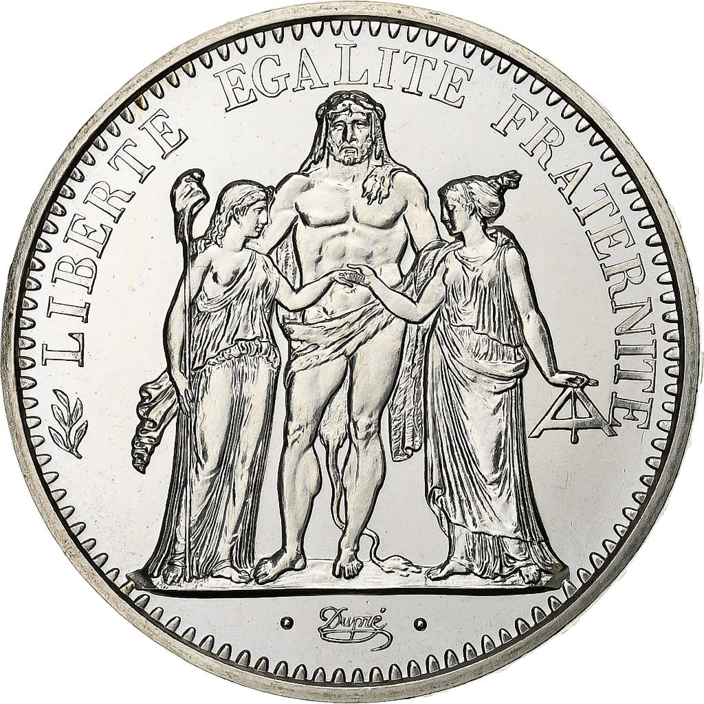Moneta, Francia, Hercule, 10 Francs, 1970, Paris, FDC, Argento, KM:932