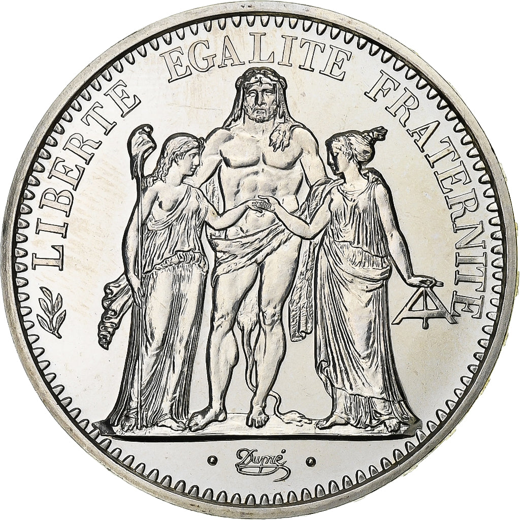 Moneta, Francia, Hercule, 10 Francs, 1972, Paris, FDC, Argento, KM:932