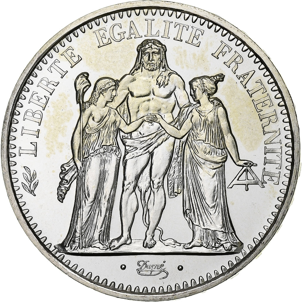 Francia, 10 Francs, Hercule, 1968, Paris, Argento, FDC