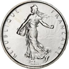 France, 5 Francs, Semeuse, 1968, Paris, Silver, MS(65-70)