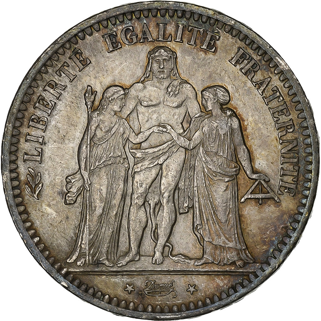 Coin, France, Hercule, 5 Francs, 1849, Paris, AU(50-53), Silver, KM:756.1
