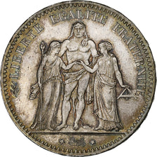 Monnaie, France, Hercule, 5 Francs, 1876, Paris, SUP, Argent, Gadoury:745a