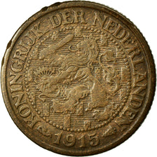 Coin, Netherlands, Wilhelmina I, Cent, 1915, AU(55-58), Bronze, KM:152