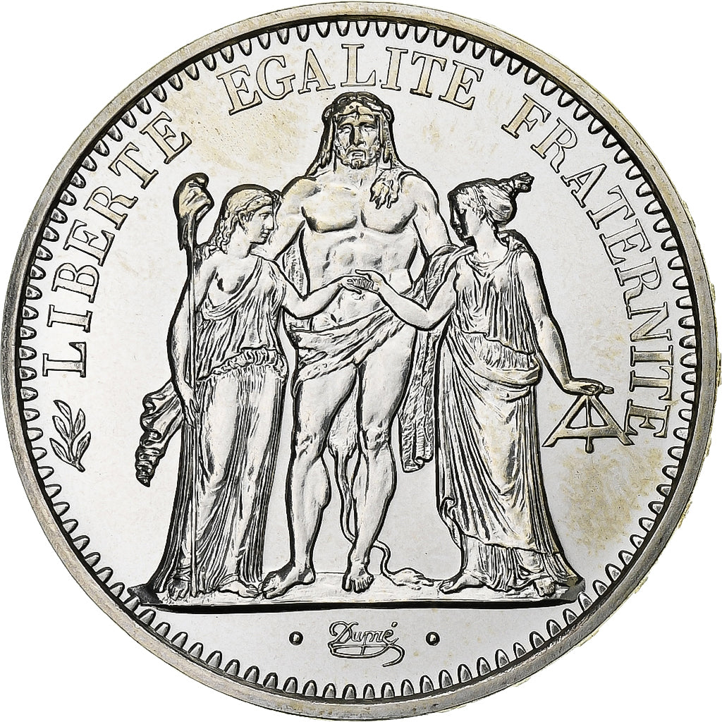 France, 10 Francs, Hercule, 1971, Paris, Silver, MS(65-70), KM:932