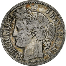 Frankreich, 2 Francs, Cérès, 1870, Paris, Silber, SGE+, Gadoury:529, KM:817.1