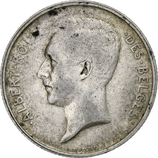 Belgium, Albert I, 2 Francs, 2 Frank, 1910, Brussels, Silver, EF(40-45), KM:74