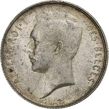 Belgium, Albert I, 2 Francs, 2 Frank, 1912, Silver, AU(50-53), KM:74