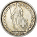 Switzerland, 2 Francs, 1967, Bern, Silver, AU(55-58), KM:21