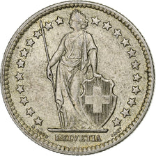 Switzerland, 2 Francs, 1959, Bern, Silver, AU(50-53), KM:21