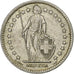 Switzerland, 2 Francs, 1959, Bern, Silver, AU(50-53), KM:21